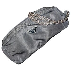 Mini Prada Re-Nylon Pouch with removable/adjustable chain